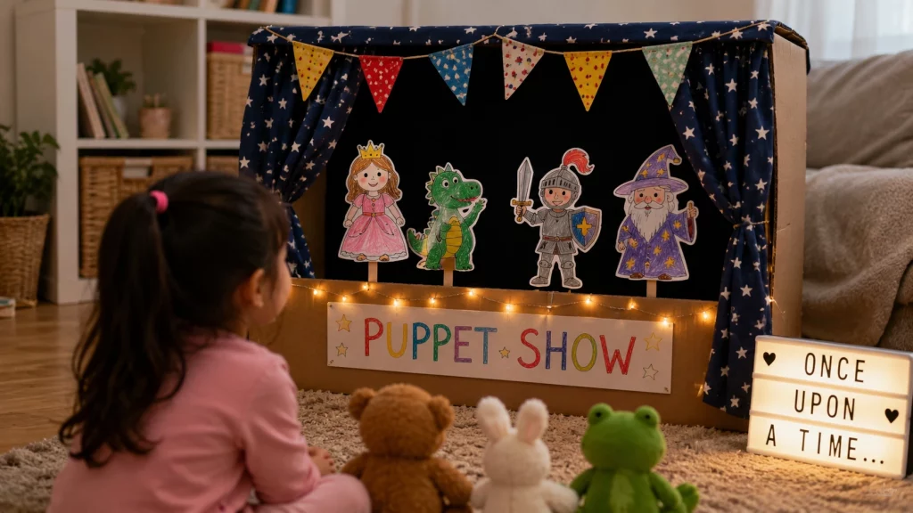 Create a mini puppet show